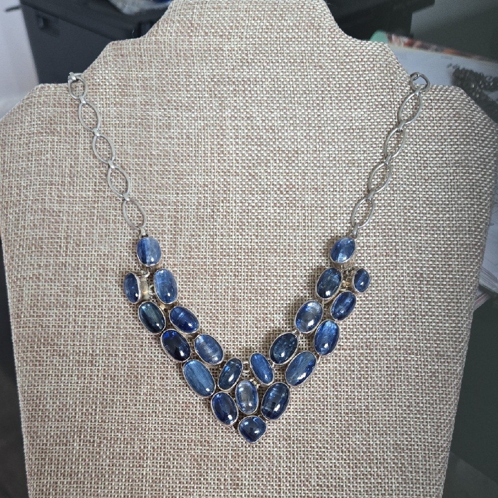 Kyanite Statement Necklace